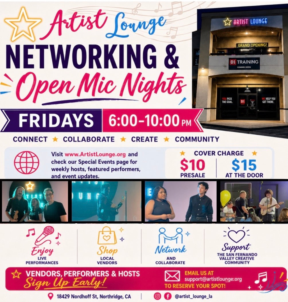 Friday Networking & Open Mic Nights
