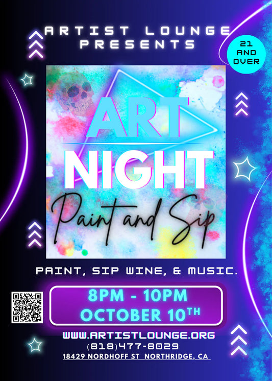 Art Night - Paint & Sip Wine