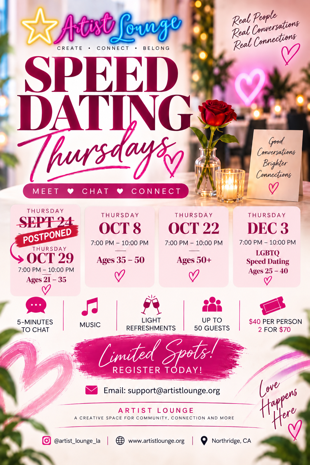 Speed Dating Thursdays