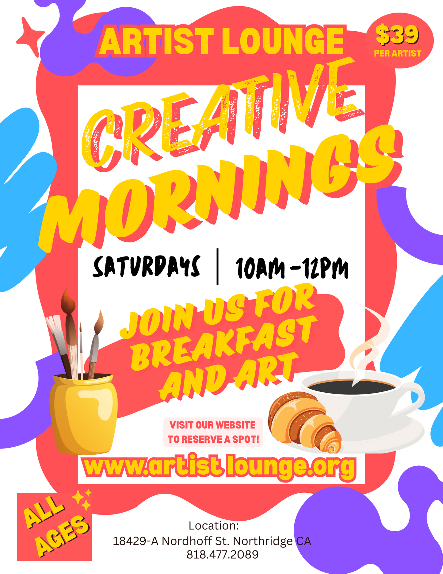 Creative Mornings at Artist Lounge!