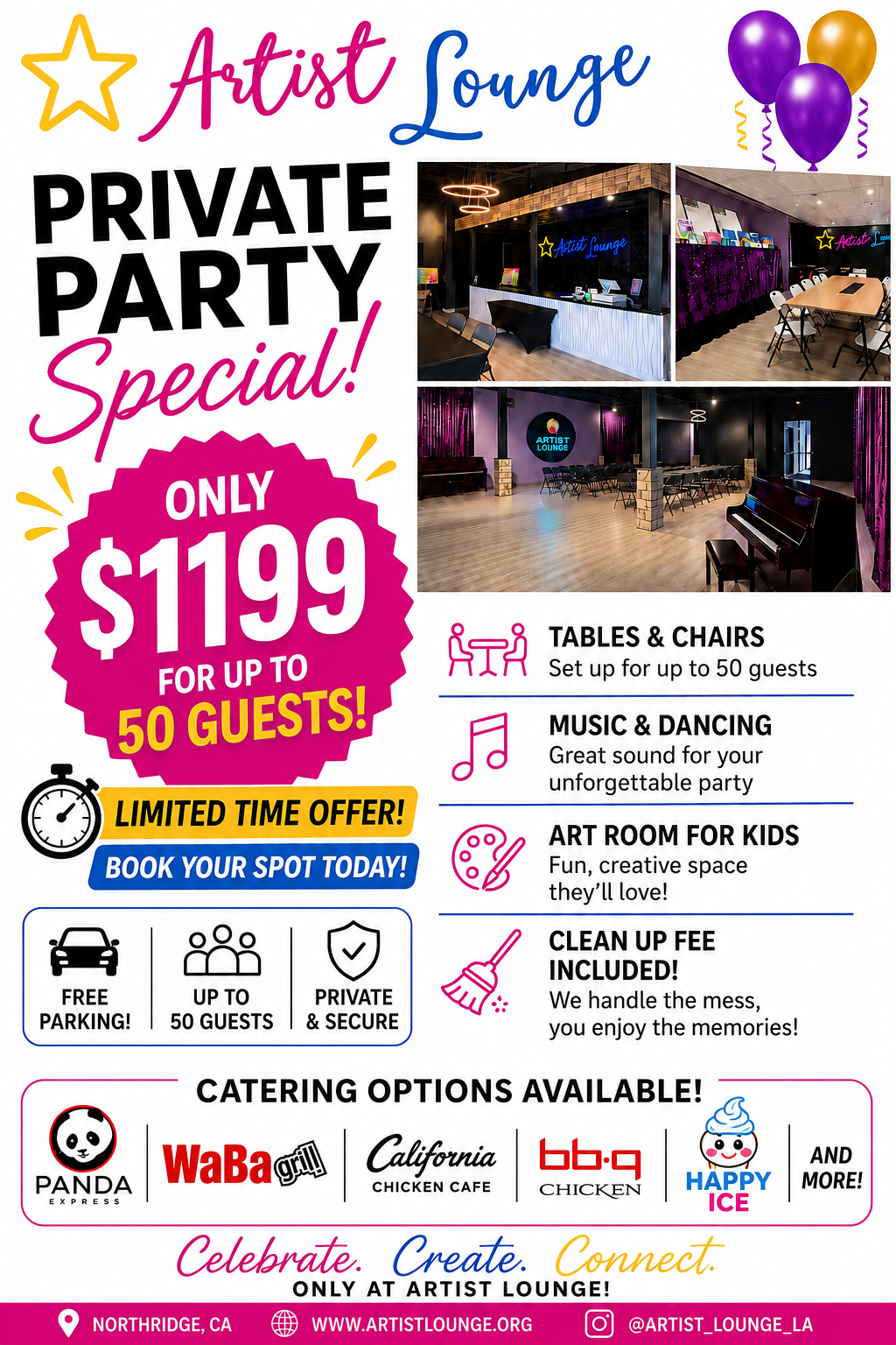 Private Party Reservations